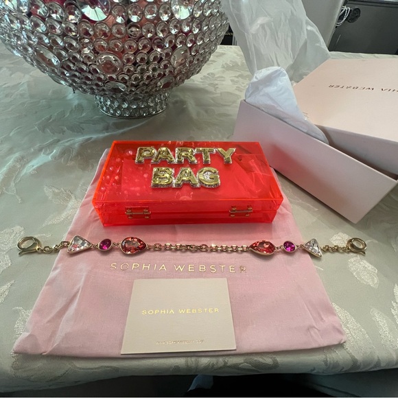 ๐ Sophia Webster ~ Cleo Party Bag Clutch - Picture 4 of 17